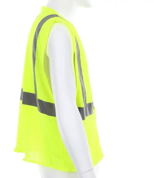 Hi-Vis Reflective Safety Vest with 2 Inch Silver Stripes Hook