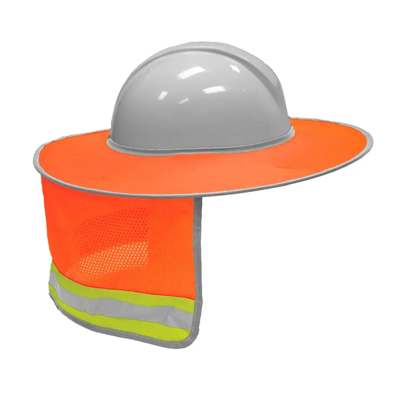 Visibility Unisex Polyester Reflective Full Brim Sun Shield .jpg