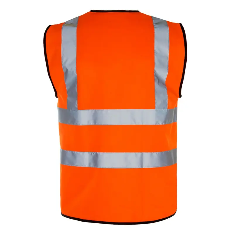 Hi Viz Waistcoat Yellow Orange Reflective Safety Vest with Hook .jpg