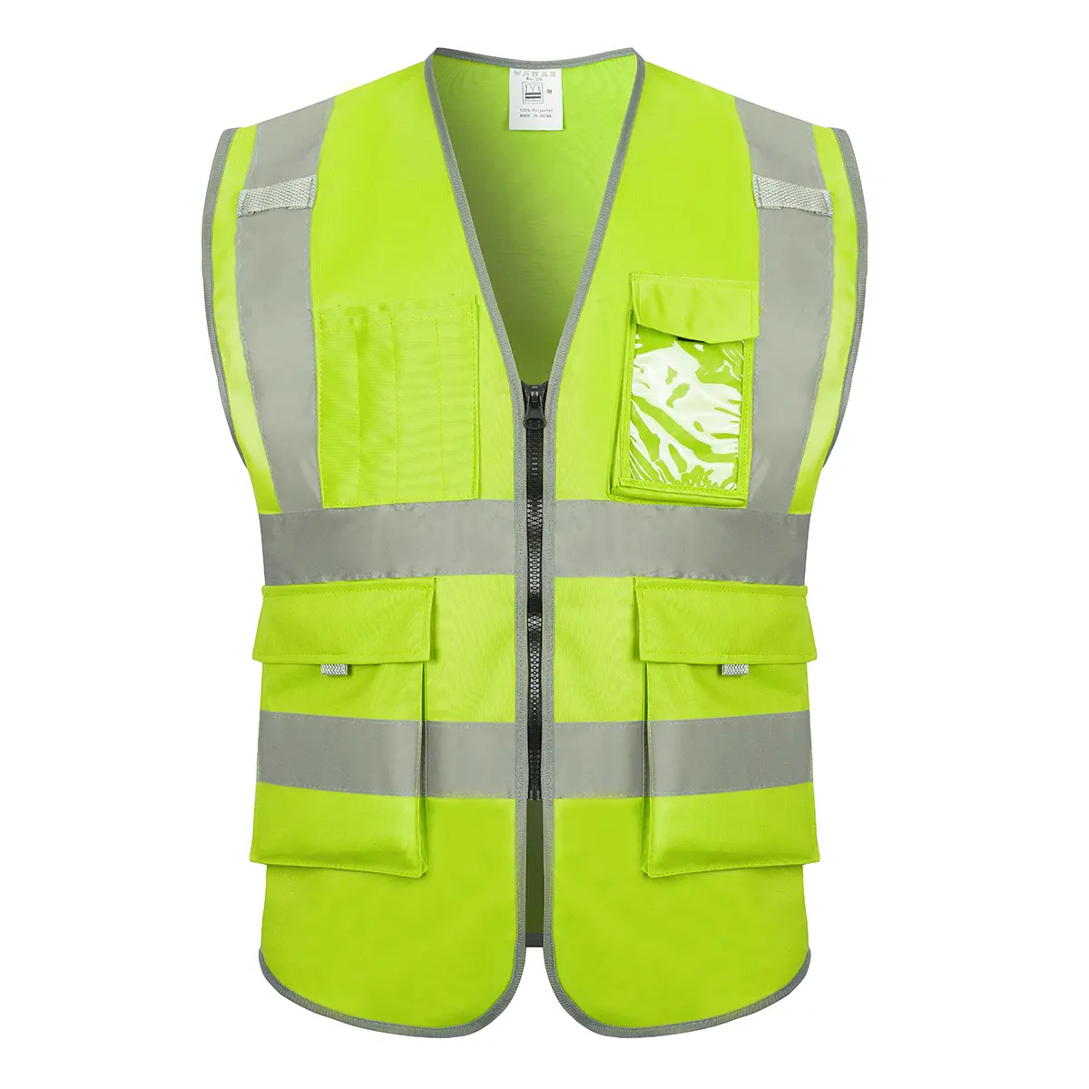 Multi-Pockets High Visibility Safety Vest for Men & Women