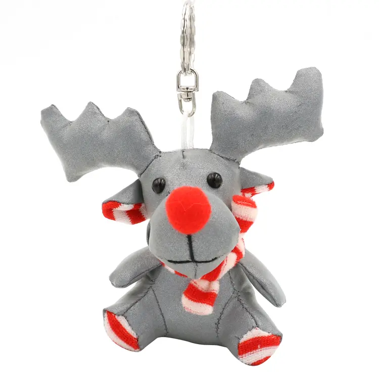 Reflex Reflective Elk Toy hanger for bag backpack.jpg