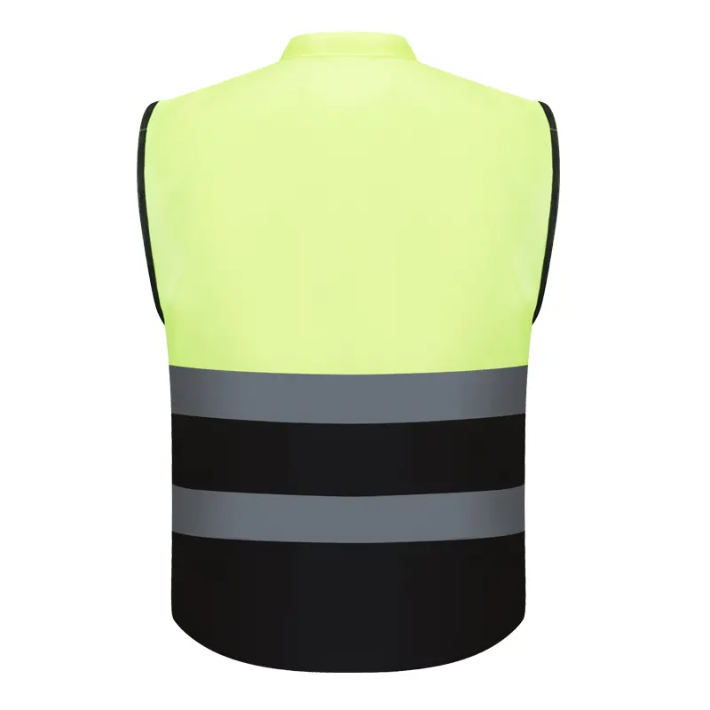 Reflective Safety Vest Adjustable and Durable Warp Knitted Fabric .jpg