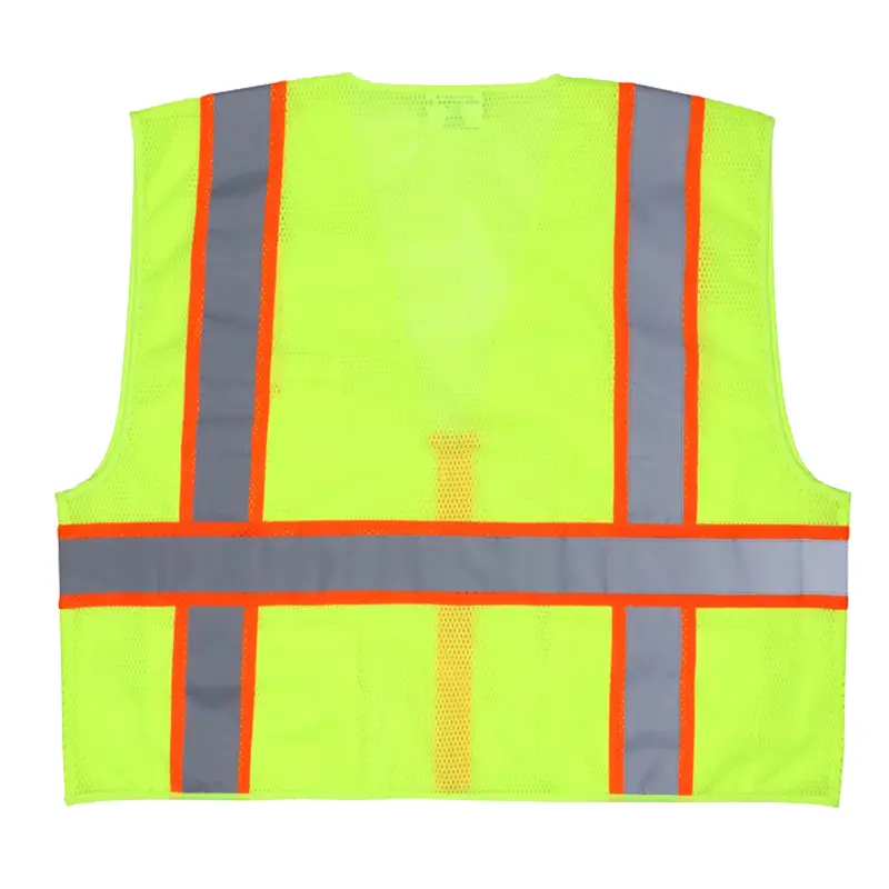 Reflective Lime Safety Vest ANSI_ISEA 107 2020 Type R Class 2Mesh Fabric .jpg