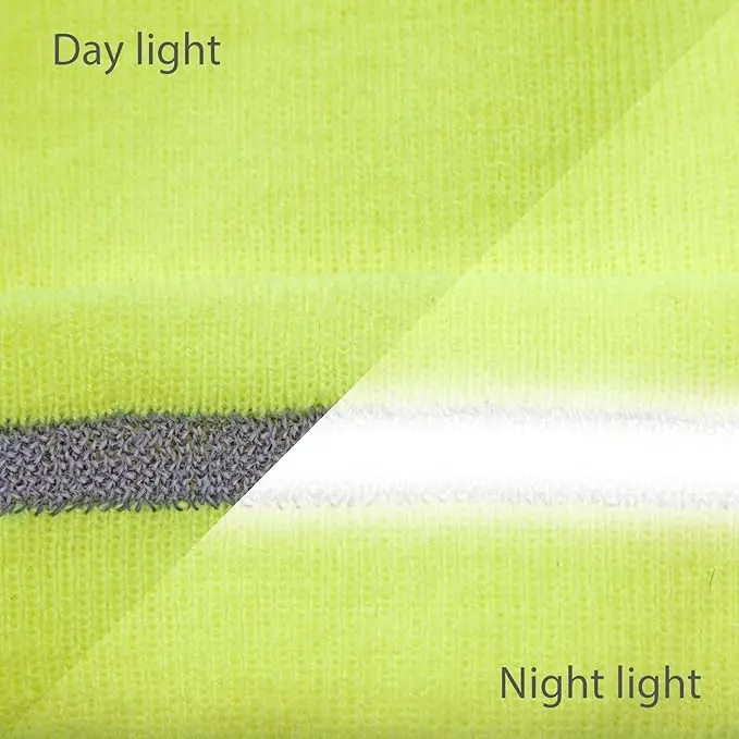 Hi viz Hat with Reflective Stripe LED Light