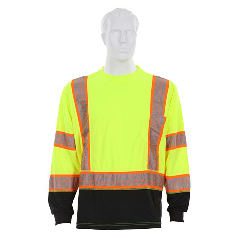 Class 3 Hi-Vis long sleeve Safety Work T-Shirts