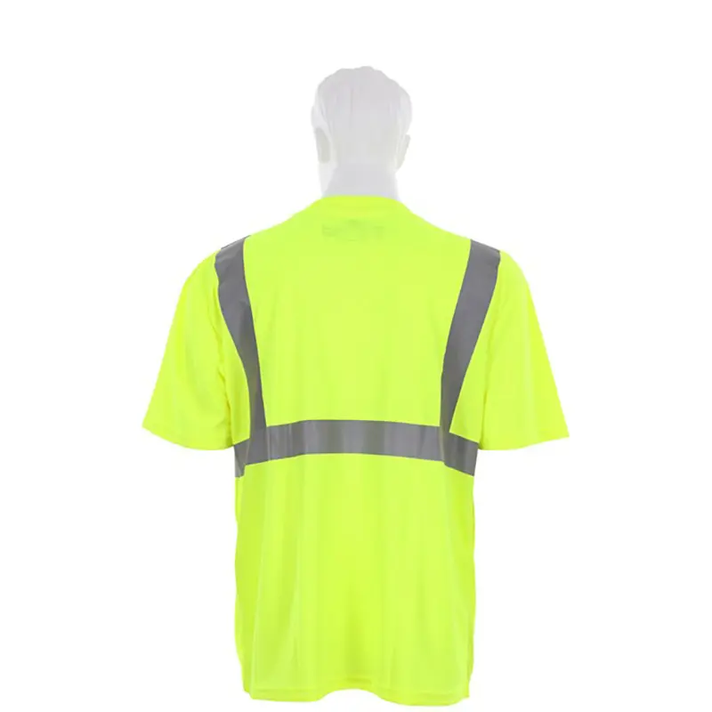 Men's Safety Comfort Hi Vis Pocket Shirt Reflective Apparel .jpg
