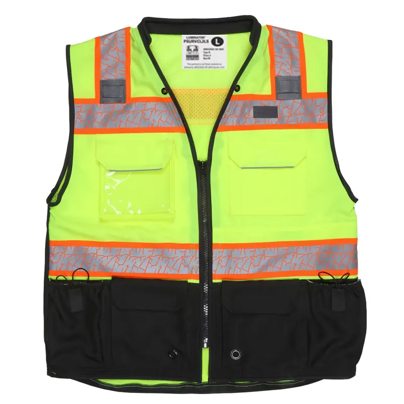 Premium Hi-Vis Reflective Surveyor Style Safety Vest