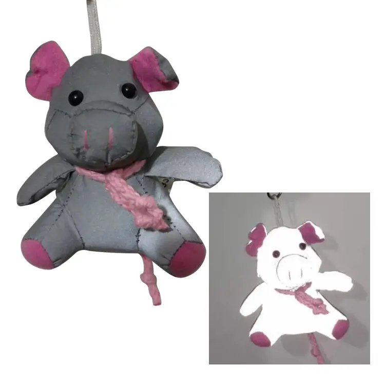 Reflective Pendant Toy Cartoon Doll For Backpack Traffic Safety