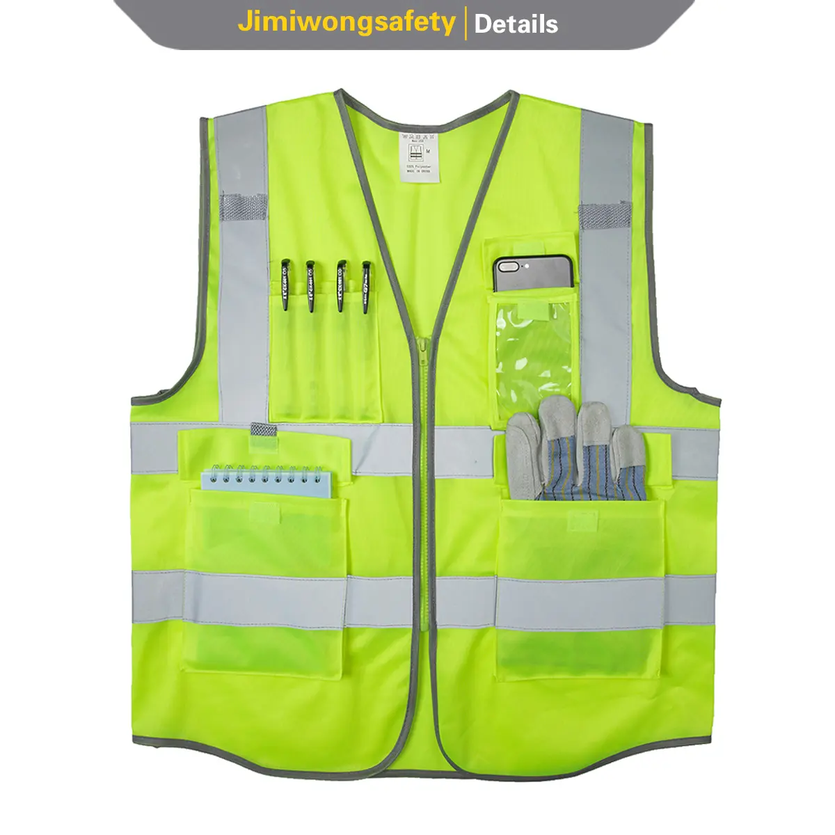 ansi class 2 high visibility reflective safety vest yellow for men .jpg