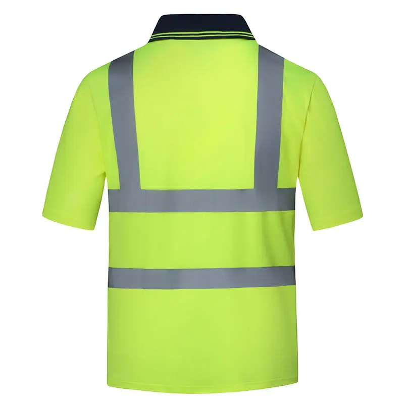 2PCS High Visibility Collar Short Sleeve Safety Polo Shirts .jpg