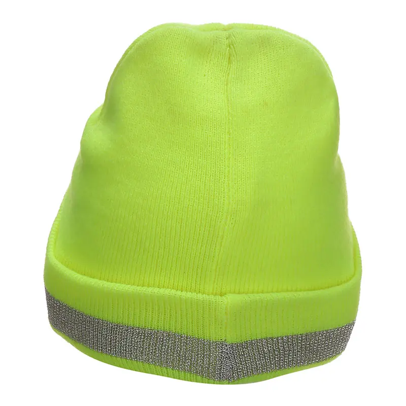 Green Knit Hat with Reflective Stripe.jpg
